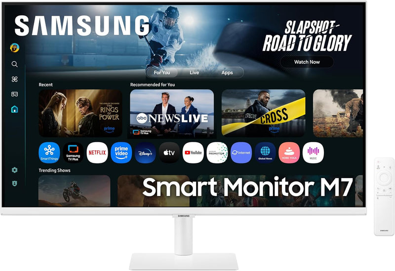 Samsung 32" 4K UHD HDR10 Smart Monitor LS32FM703UUXXU White