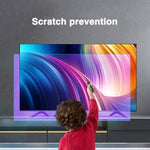 LCD Screen Protector Anti-Blue Light/Non-Glare/Anti Scratch/Anti Reflectivee Eye Protection Film for 32"-65" LED, OLED & QLED 4K HDTV,65"(1453x834)