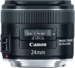 Canon EF 24mm F2.8 IS USM Wide Angle Lens for Canon EF Black