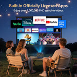 Goiaey GO2 2500 ANSI 1080p Smart Projector With WiFi 6 50W Dolby Audio Bronze