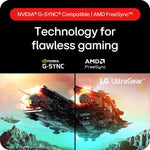 LG Ultragear Gaming Monitor 27GS65F, 27 Inch, 1080p, 180Hz, 1ms, IPS Display, HDR 10, NVIDIA G-Sync Compatible & AMD FreeSync , Smart Energy Saving, DisplayPort, HDMI