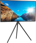 VIVO Artistic Easel 45 to 65 inch LED LCD Screen, Studio TV Display Stand, Adjustable TV Mount with Swivel and Tripod Base, Black, STAND-TV65AB