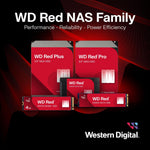 WD Red Pro 8TB NAS 3.5" Internal Hard Drive SATA 6 Gb/s 7200 RPM 256MB Cache