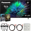Premium Panasonic W7065‑Inch LED 4K HD Smart Fire TV Bundle