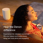 Denon Home 200 Wireless Speaker With Bluetooth HEOS Multiroom Streaming Dolby Atmos Music Support AirPlay 2 High-Resolution Audio Stone