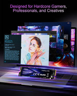 Aiibe X16Plus 2TB M.2 PCIe 4.0 NVMe SSD 7450MB/s