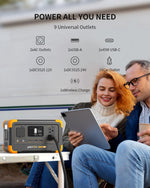 pecron Portable Power Station E300LFP, 288 Wh Solar Generator, 2 Up to 600 W AC Outlets Generator, LiFePO4 Battery Fast Charging, Power Station for Home Use, RV, Camping (Solar Panel Optional)