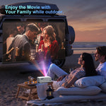 Roconia L300 Native 1080P 5G WiFi Bluetooth Projector 1200 ANSI White