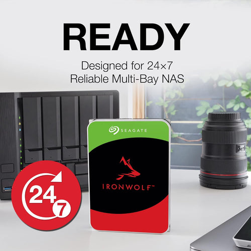 Seagate IronWolf 8TB NAS Internal Hard Drive 3.5" SATA 6Gb/s 7200 RPM 256MB Cache
