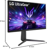 LG Ultragear Gaming Monitor 27GS65F, 27 Inch, 1080p, 180Hz, 1ms, IPS Display, HDR 10, NVIDIA G-Sync Compatible & AMD FreeSync , Smart Energy Saving, DisplayPort, HDMI