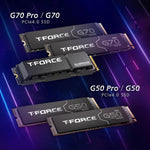 TEAMGROUP T-Force G50 2TB PCIe Gen4x4 M.2 2280 NVMe SSD 5000MB/s