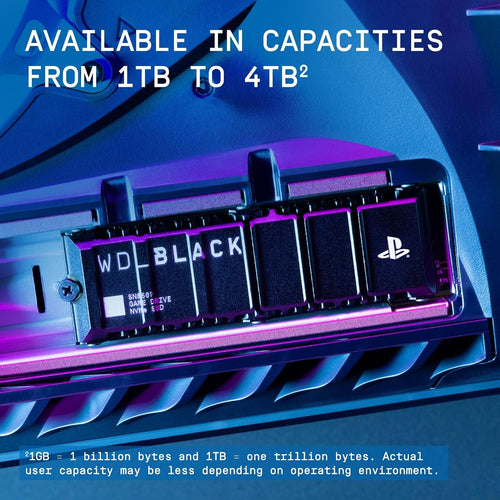 WD_BLACK SN850P 2TB PS5 SSD Officially Licensed M.2 2280 PCIe Gen4 NVMe Internal Gaming Solid State Drive