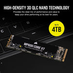 Corsair MP600 CORE XT 2TB M.2 PCIe Gen4 NVMe SSD Black
