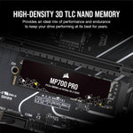 Corsair MP700 PRO 2TB M.2 PCIe Gen5 x4 NVMe SSD Black