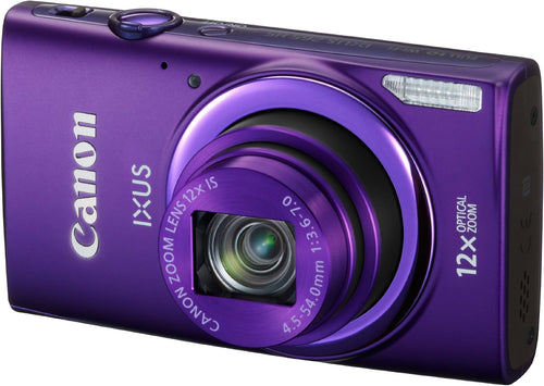 Canon IXUS 265 HS 16 MP Digital Camera 12x Optical Zoom Purple