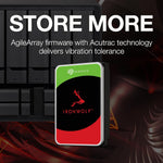 Seagate IronWolf 8TB NAS Internal Hard Drive 3.5" SATA 6Gb/s 7200 RPM 256MB Cache
