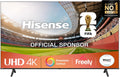 Hisense 58" 58E6QTUK 4K Ultra HD Smart TV AI TV - 4K UHD, Hi-View AI Engine, Precision Colour, AI Smooth Motion, Sports Mode with Freely, Disney +, YouTube, Netflix