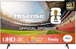 Hisense 58" 58E6QTUK 4K Ultra HD Smart TV AI TV - 4K UHD, Hi-View AI Engine, Precision Colour, AI Smooth Motion, Sports Mode with Freely, Disney +, YouTube, Netflix