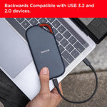 SanDisk Extreme PRO Portable SSD 2TB USB4 3800MB/s Read Black