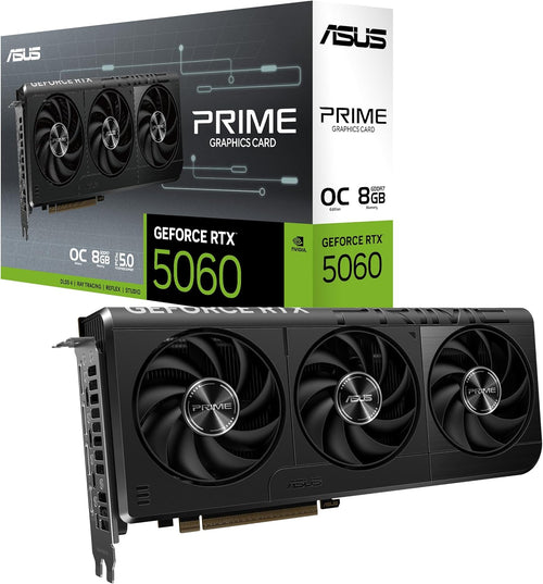 ASUS Prime GeForce RTX 5060 8GB GDDR7 OC Edition Graphics Card