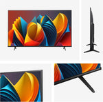 Hisense 43 Inch 4K QLED Smart TV 43E7NQTUK - Quantum Dot Colour, 4K AI Processor, Dolby Vision Atmos, Smooth Motion, Sports Mode, Vidaa OS with Freely, Youtube, Netflix and Disney+ (2024 Model)