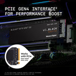 WD_BLACK SN770 2TB NVMe PCIe Gen4 M.2 2280 Internal Gaming SSD