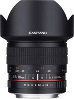 Samyang 10mm F2.8 ED AS NCS CS Ultra Wide Angle Lens for Nikon DX Black